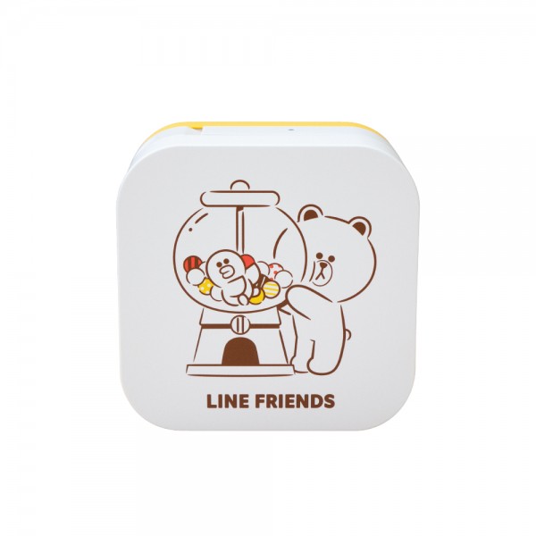 Brother PT-P300BTLB LINE FRIENDS P-touch Cube 藍牙標籤機 Bluetooth Label Printer for Smartphones/iPad (iOS/Android) - Young Vision - www.yv.com.hk