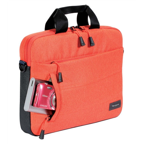 Targus 斜揹袋 13" Groove X    Slimcase for MacBook® (Fiesta Orange) - Young Vision - www.yv.com.hk